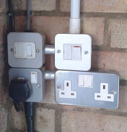 9. Garage Twin Socket Outlet 